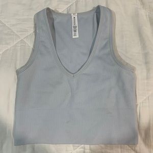 Athleta Crop Ribbed Tank